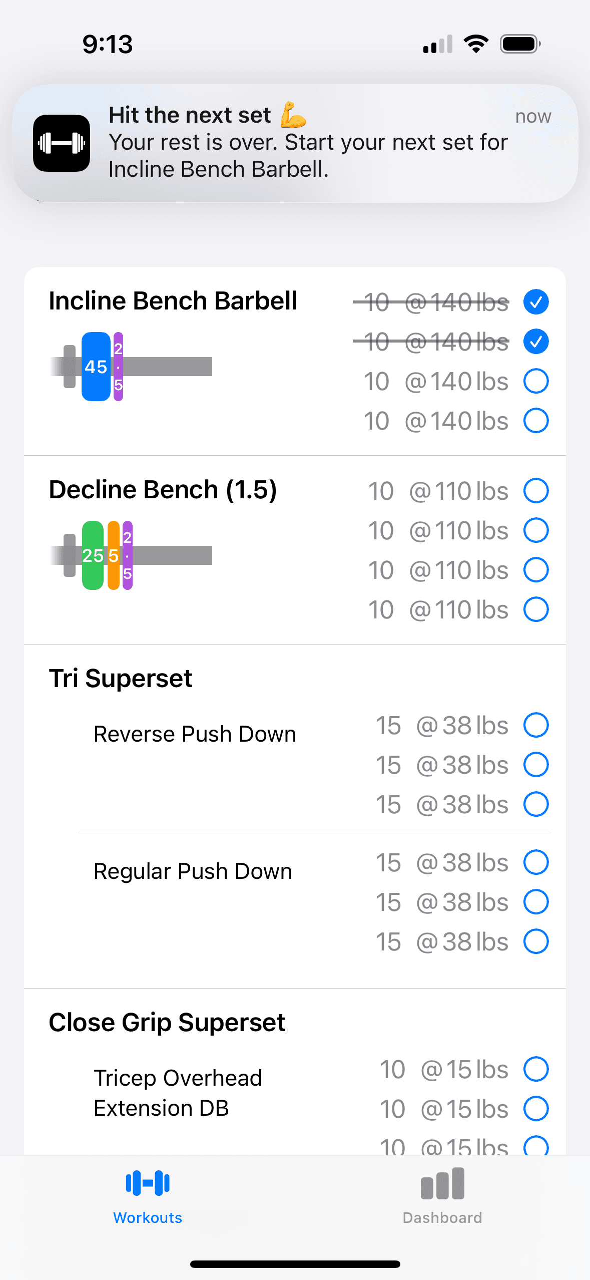 Rest Timer Notifications